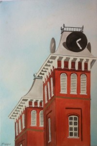 Towers of Old Main by Leah Koslow