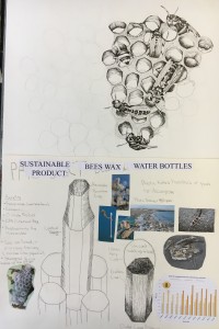 Wax waterbottle by Mary